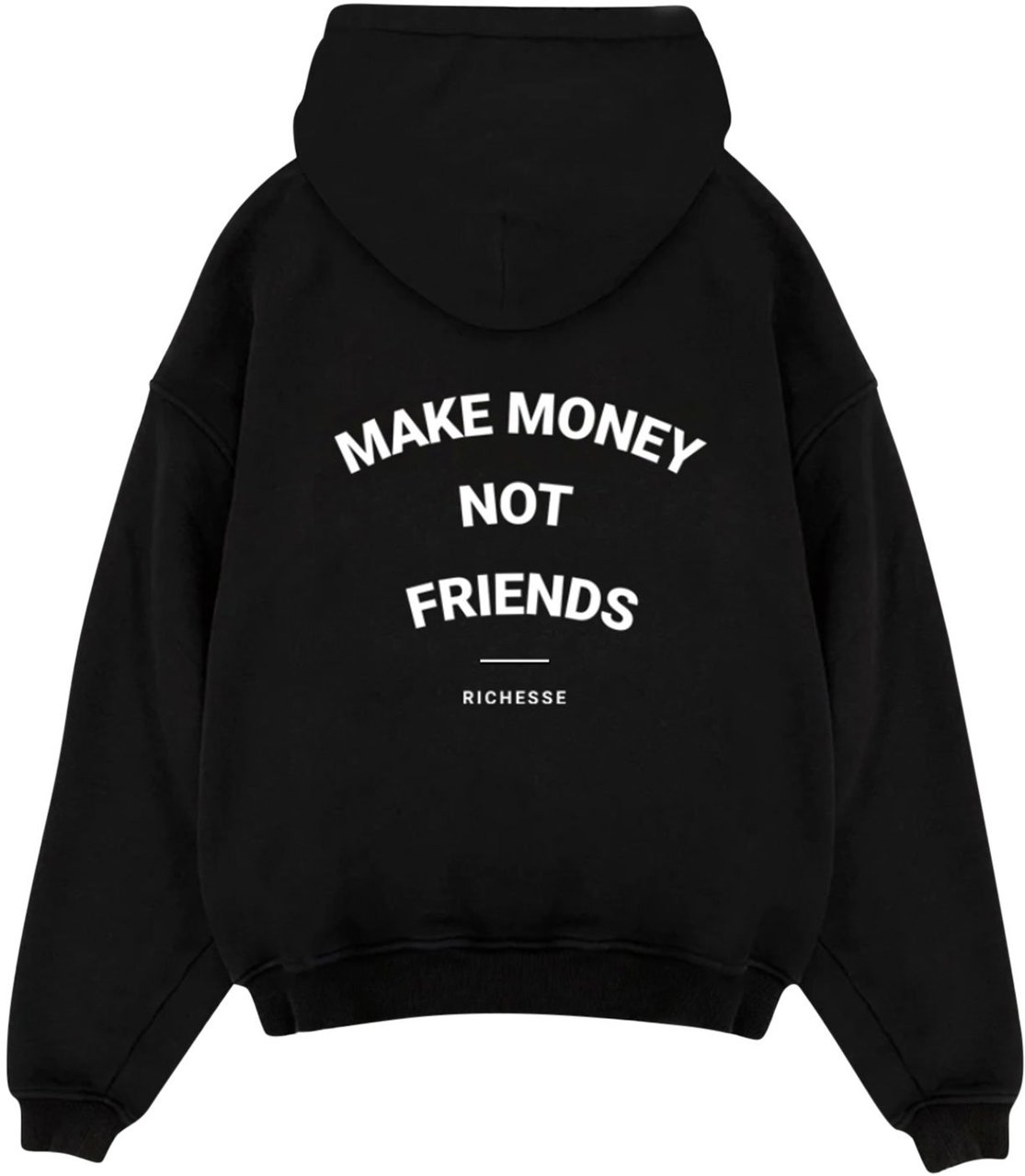 Richesse London Hoodie Black Zwart