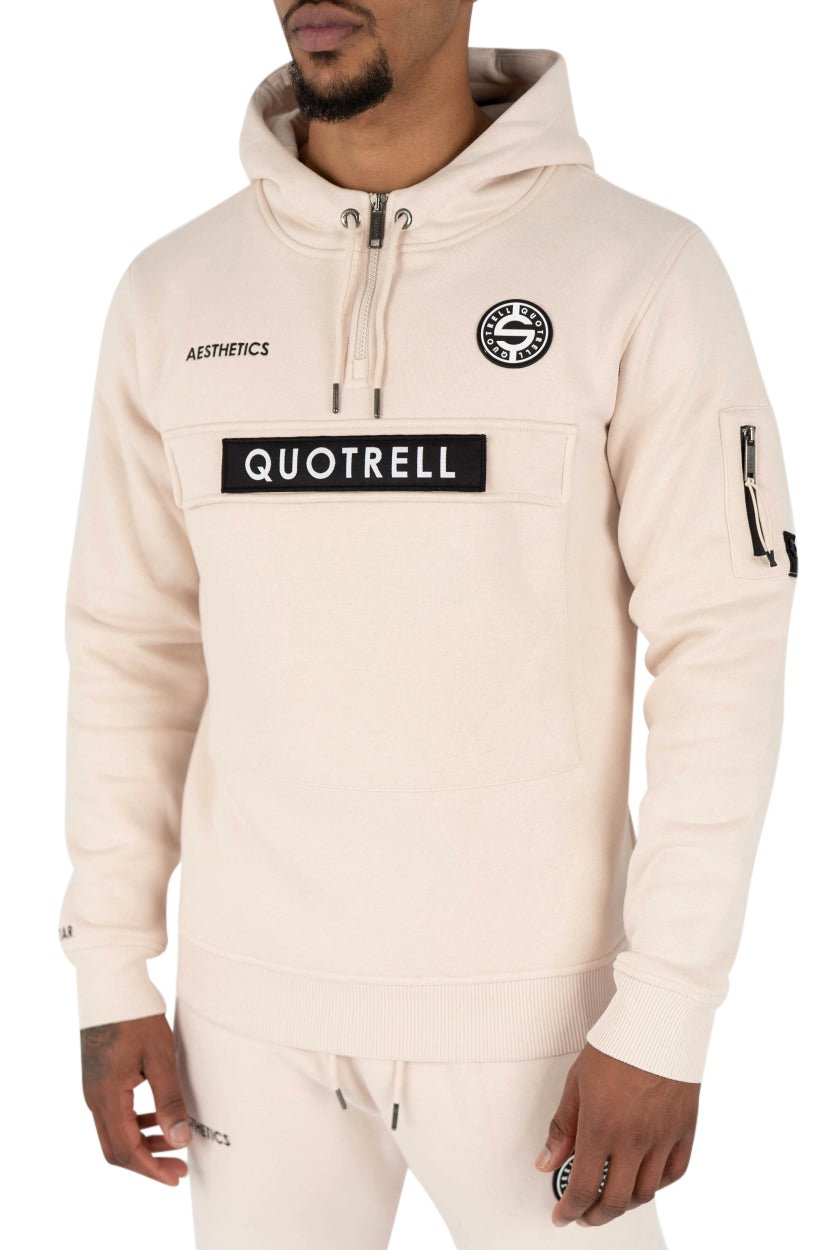 Quotrell Qatar Hoodie + Pants (set) | Beige Beige