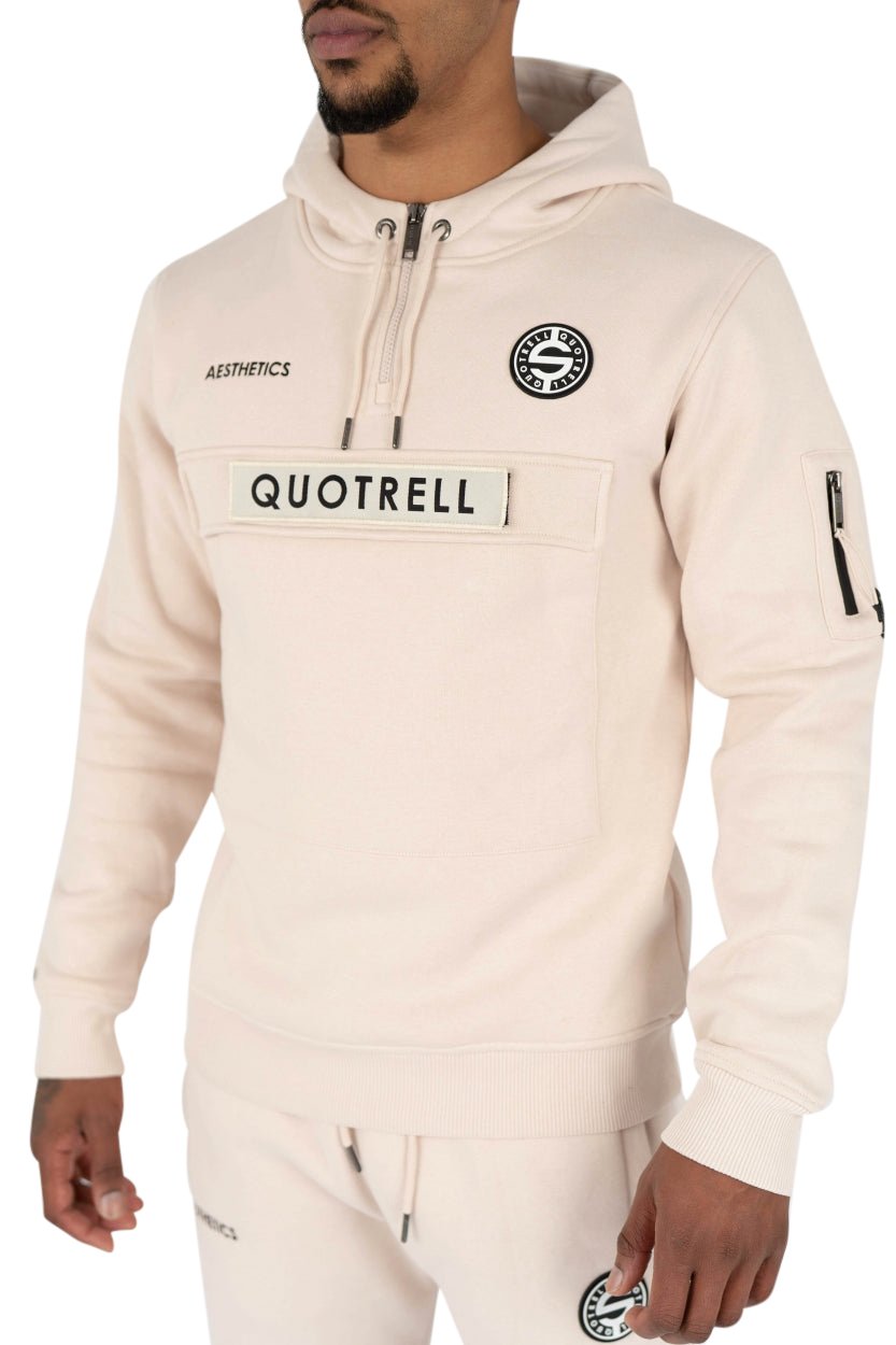 Quotrell Qatar Hoodie + Pants (set) | Beige Beige