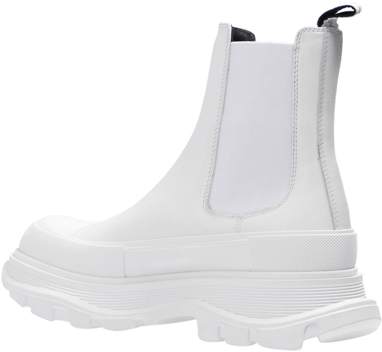 Alexander McQueen Alexander Mcqueen Leather Chunky Sole Sneakers Wit