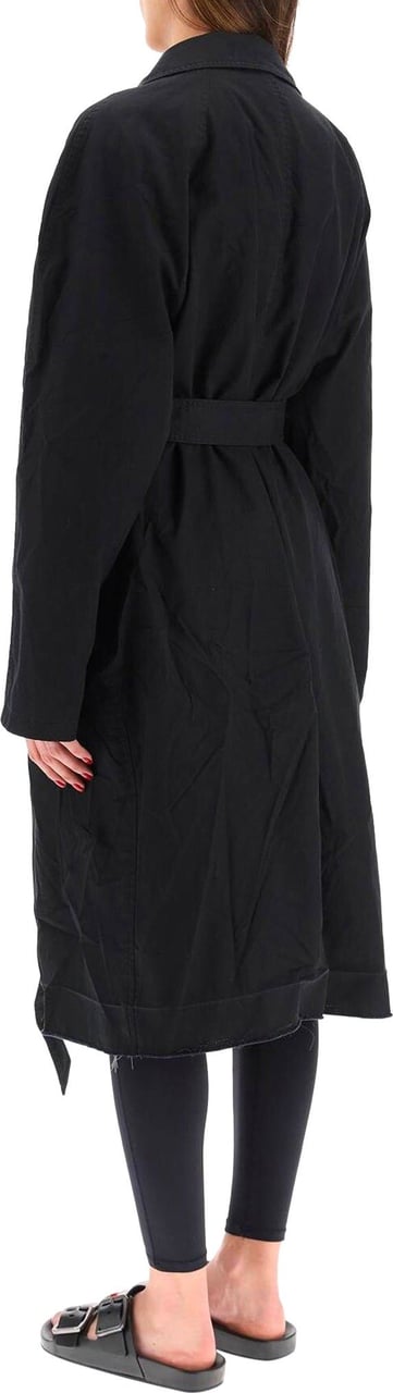 Balenciaga Balenciaga Unifit Trench Coat Zwart