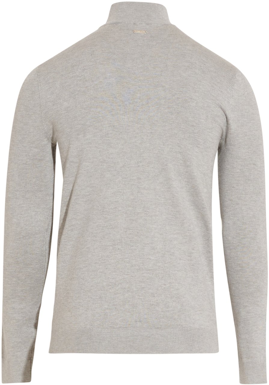 Purewhite Essential Knit Mockneck - Grey Grijs