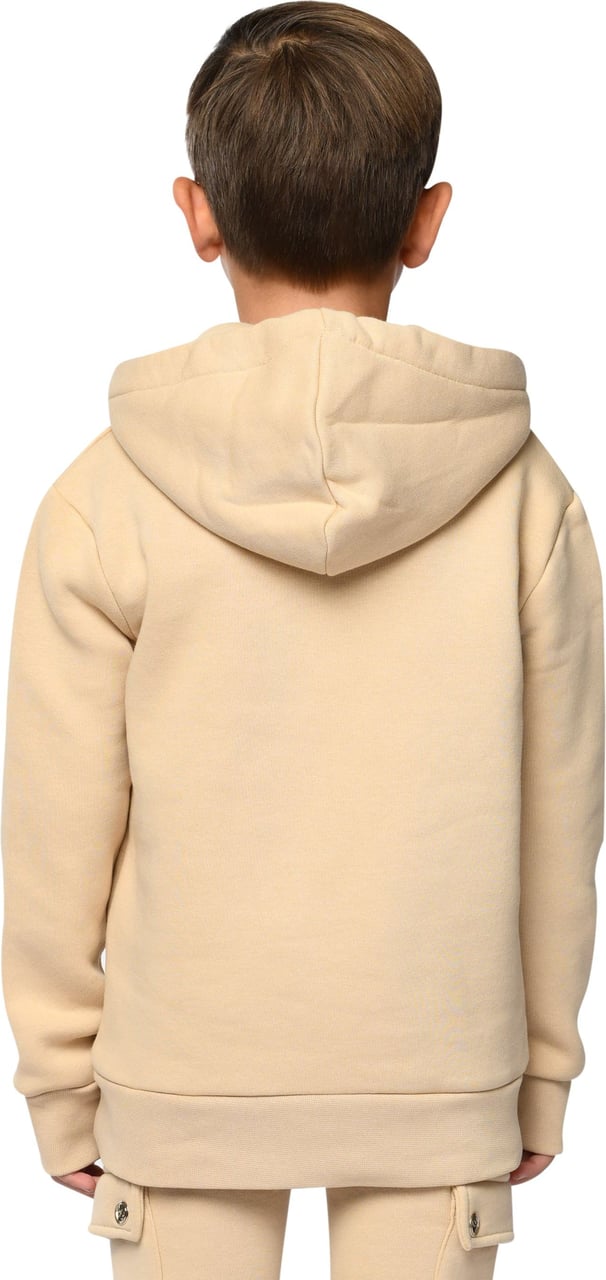 My Brand embossed hoodie Beige