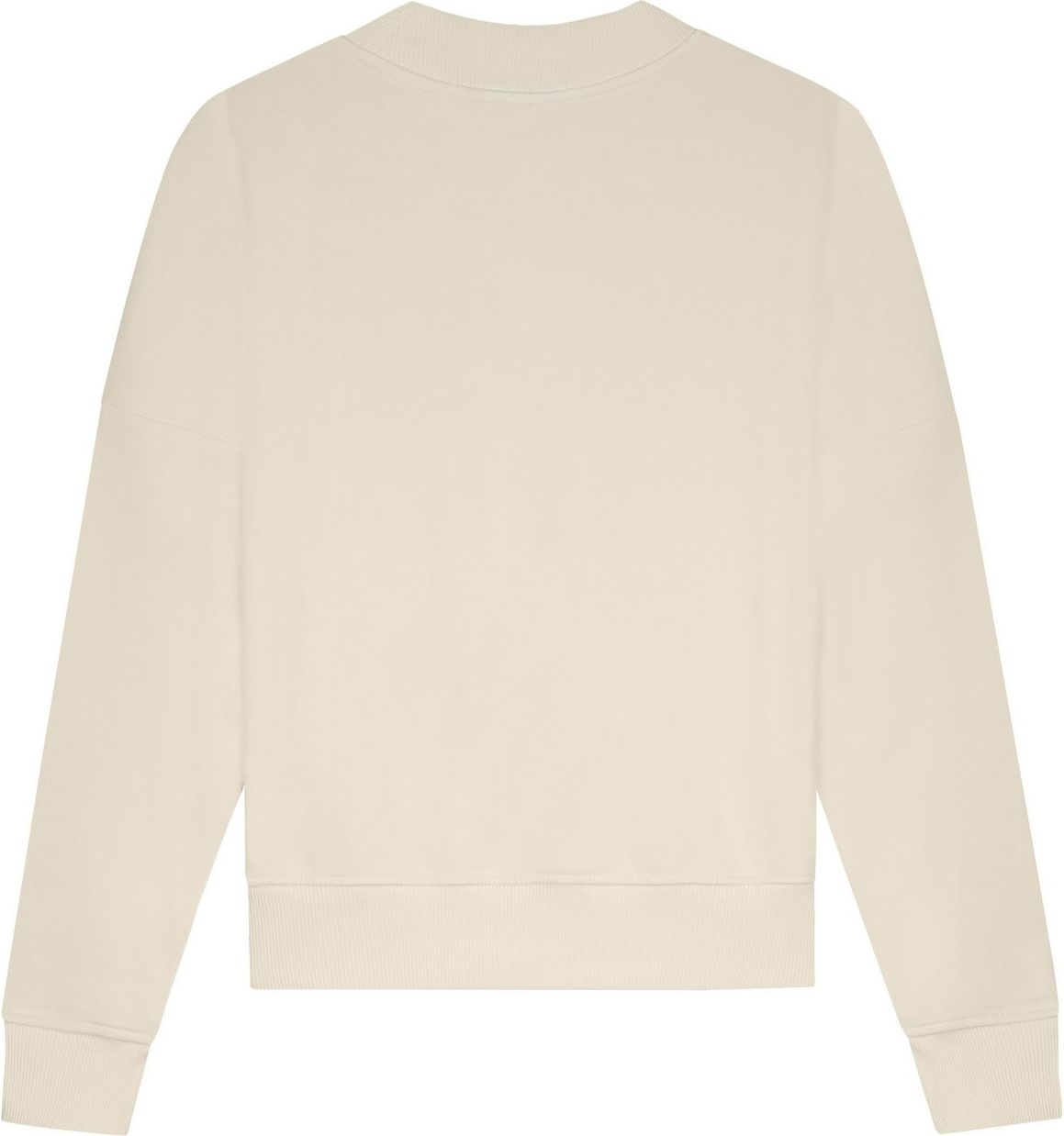 Malelions Brand Sweater - Off-White/Taupe Wit