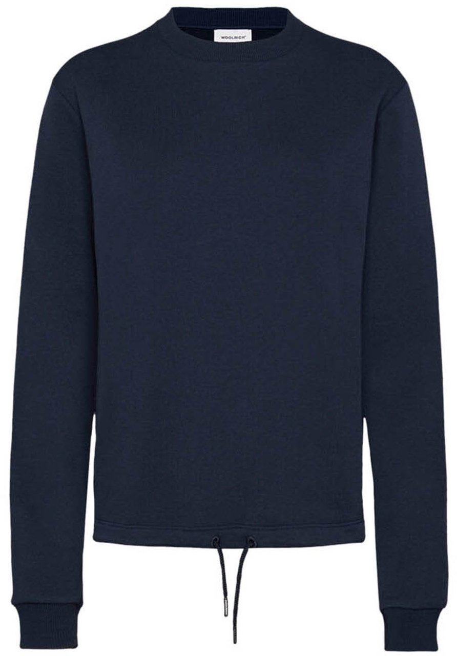 Woolrich Fleece Trui Ronde Hals Wit