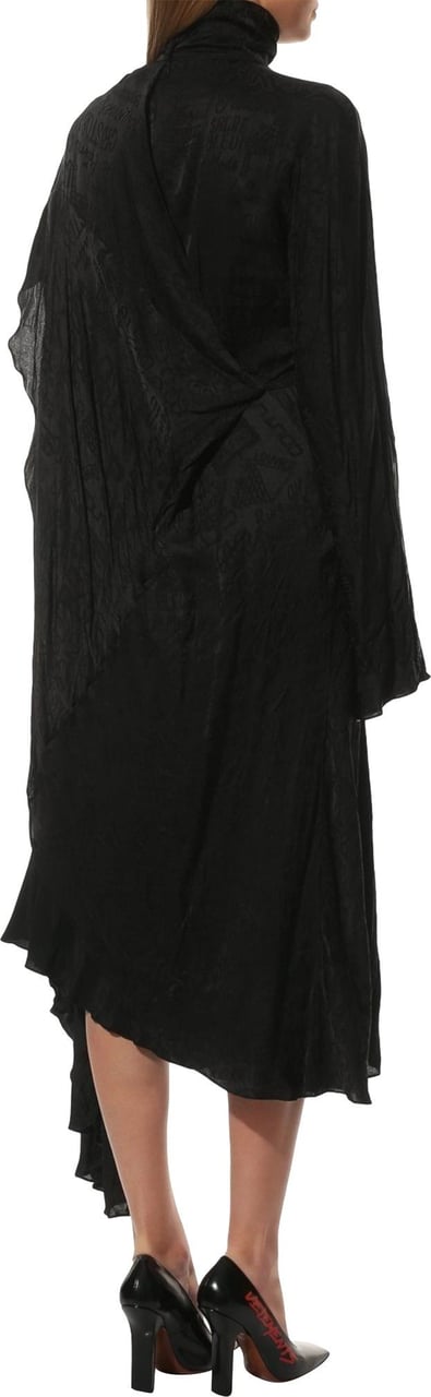 Balenciaga Balenciaga Silk Dress Zwart