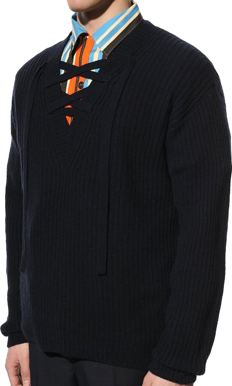 Prada Prada Cashmere Sweater Blauw