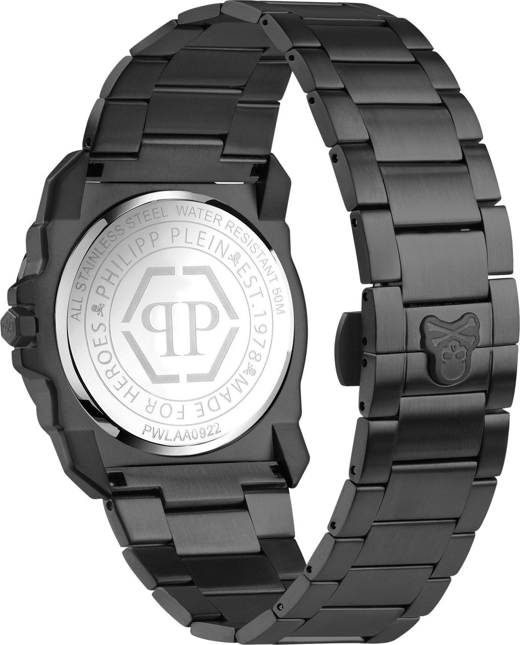 Philipp Plein PWLAA0922 The $kull King horloge 40 mm Zwart
