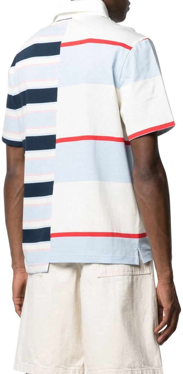 Lanvin Rugby Patchwork Logo Polo Shirt Divers