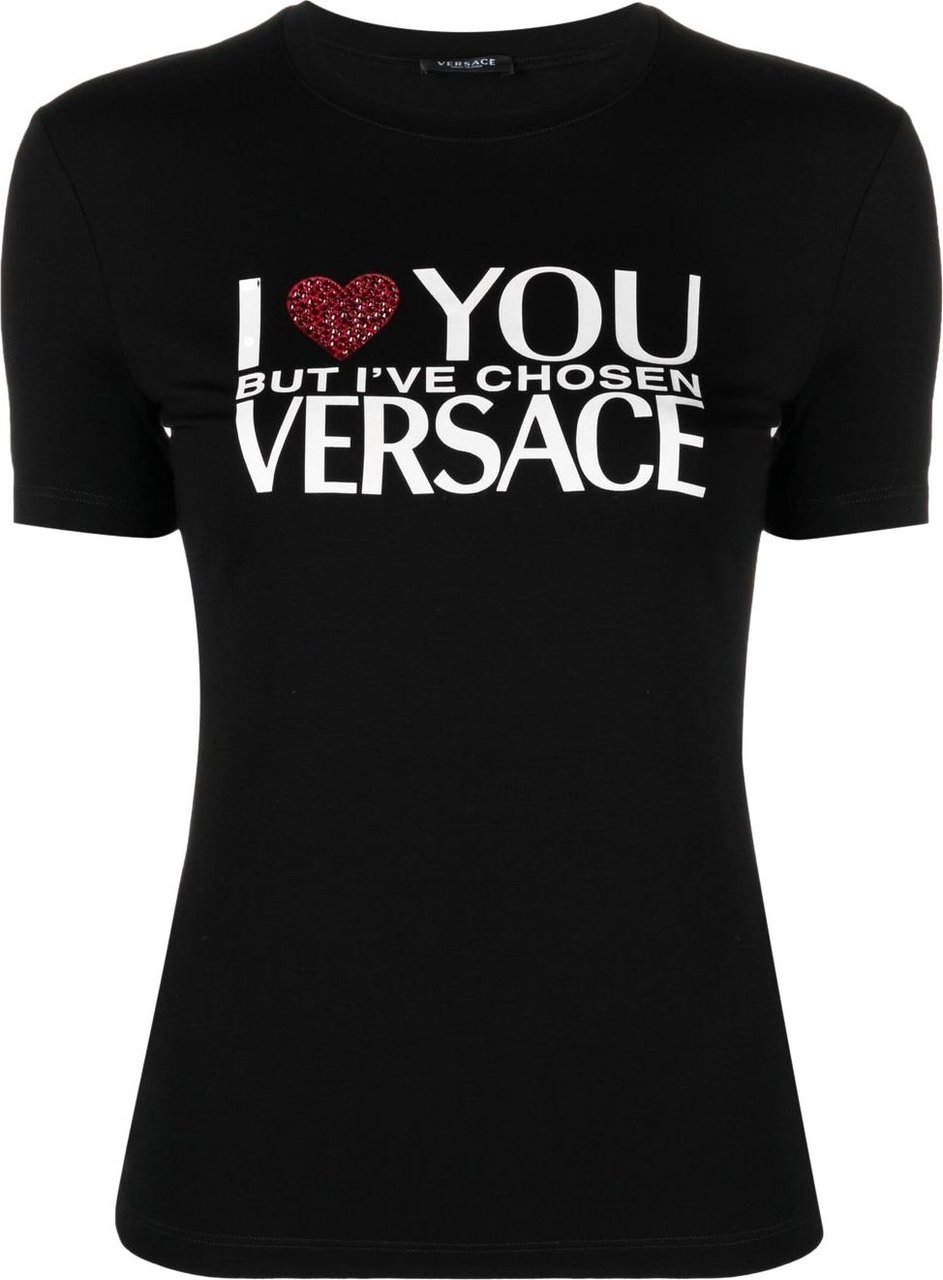 Versace Top Black Black Zwart