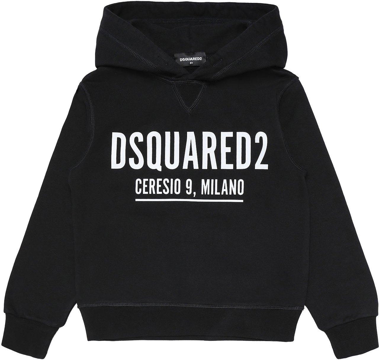 Dsquared2 Black Boy Sweatshirt Zwart
