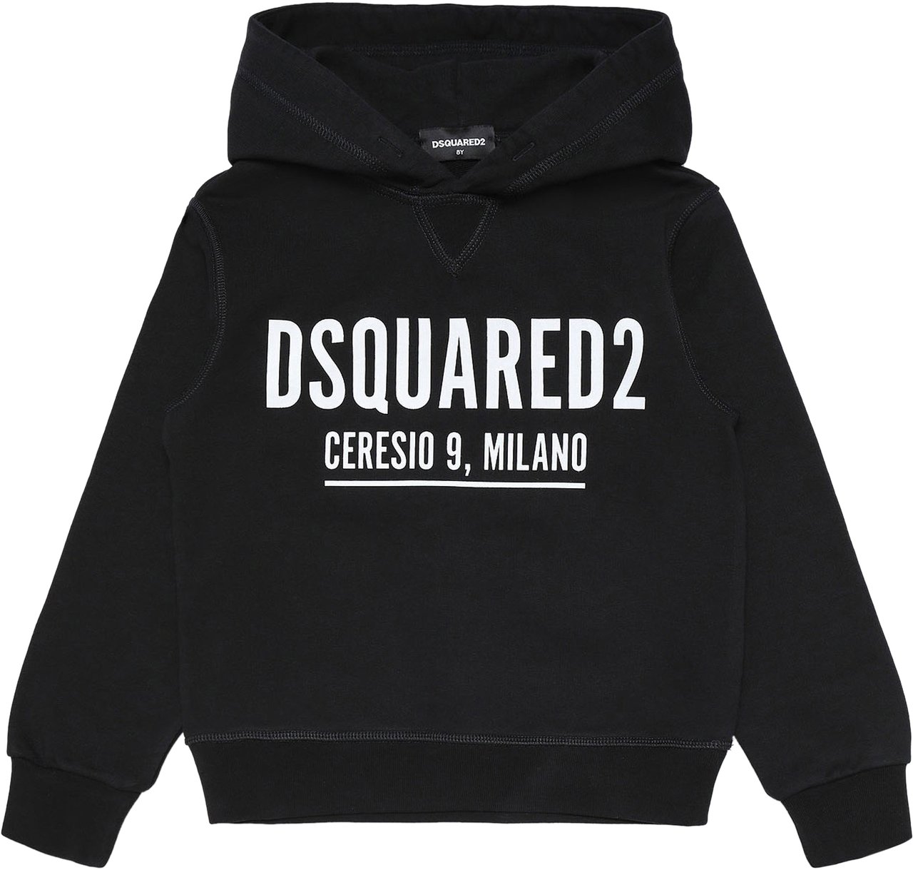 Dsquared2 Black Boy Sweatshirt Zwart