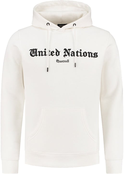 Quotrell United Nations Hoodie | Off White Wit