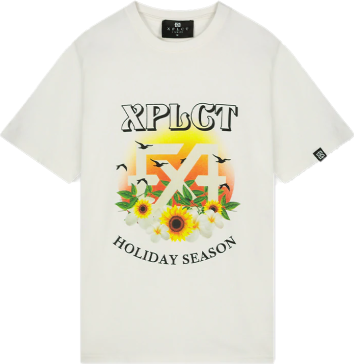 XPLCT Studios Holiday T-Shirt Wit