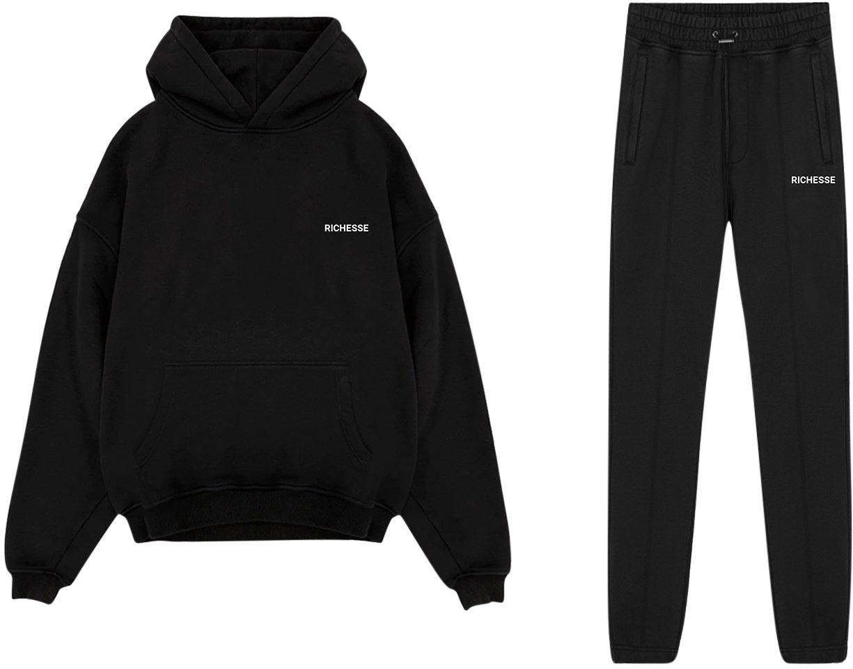 Richesse Grace Tracksuit Black Zwart