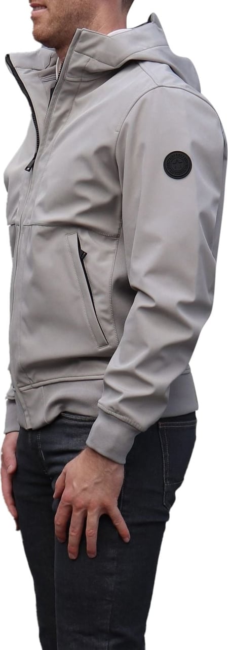 Airforce Softshel Jacket Webbing Grey Grijs