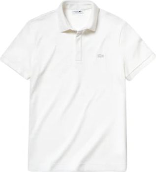 Lacoste Short Sleeve Polo Wit met Wit Logo Wit