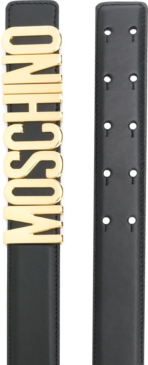 Moschino Belts Black Black Zwart