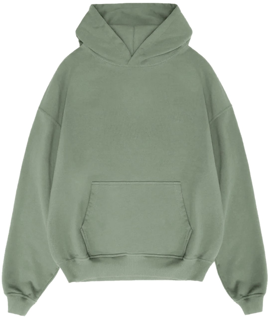 Richesse Rk Blank Hoodie Olive Oversized Groen