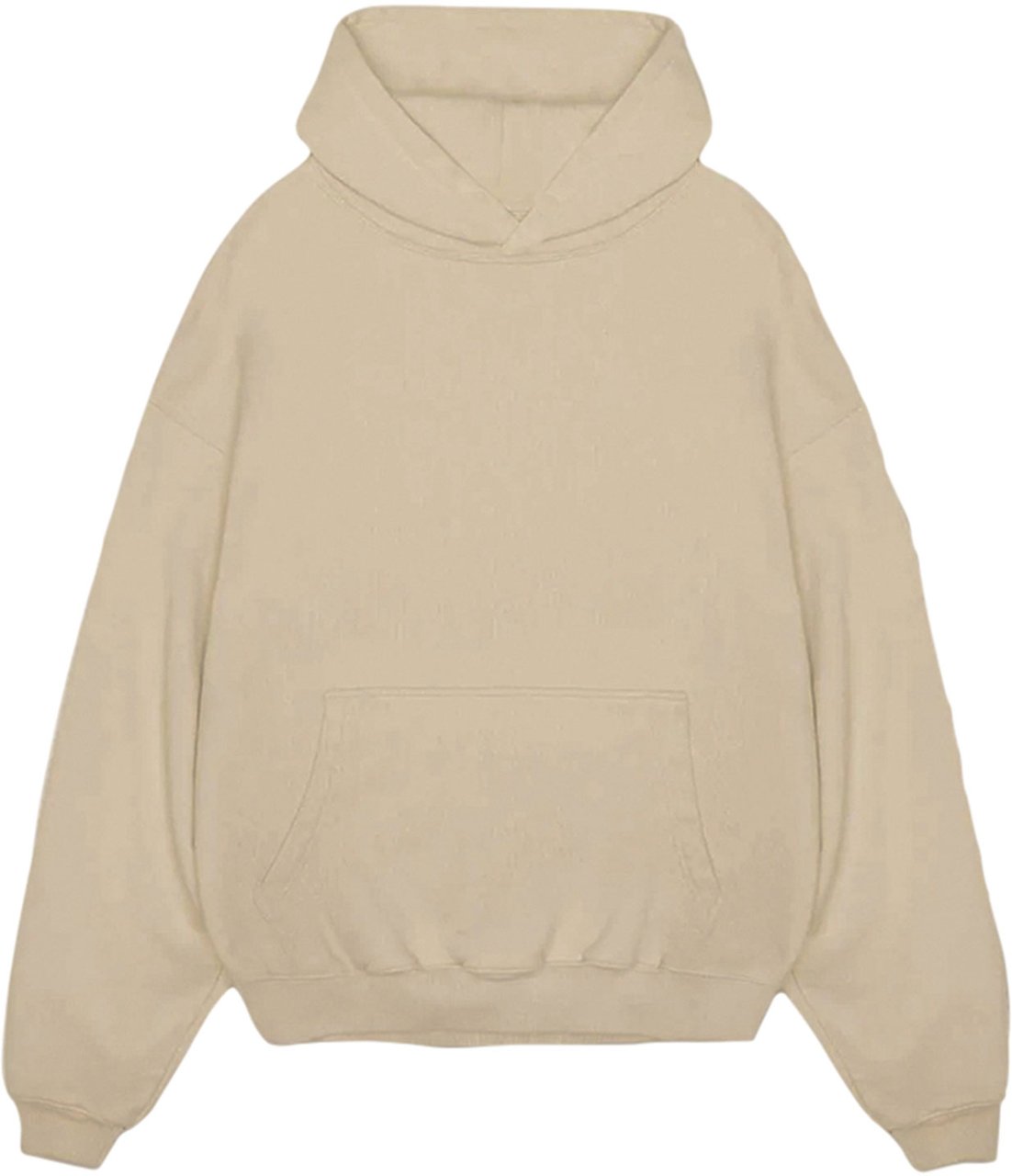 Richesse Rk Blank Hoodie Brown Oversized Bruin