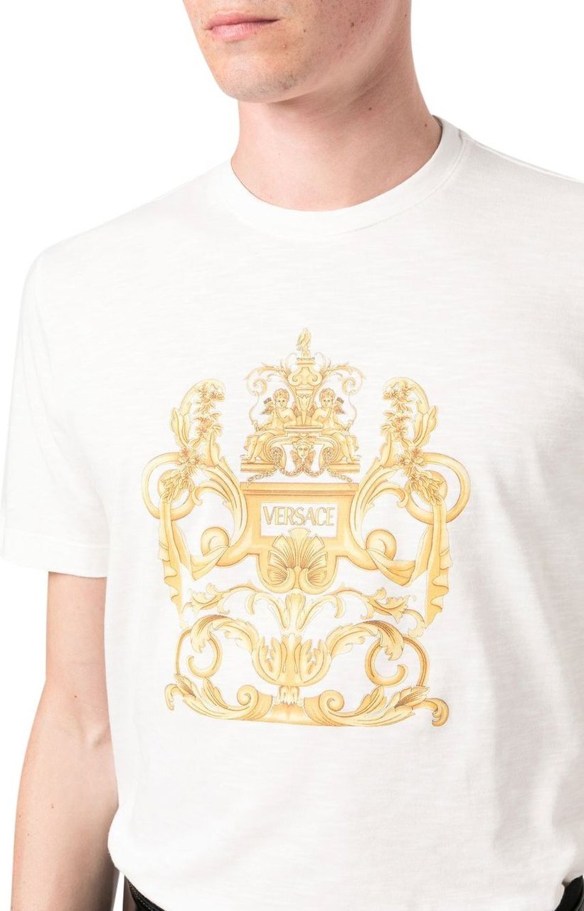 Versace T-shirts and Polos White White Wit