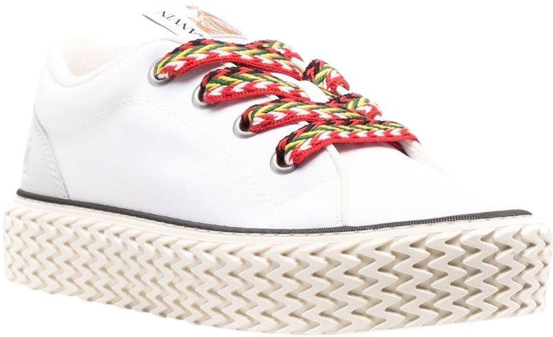 Lanvin Lanvin White canvas sneakers Wit