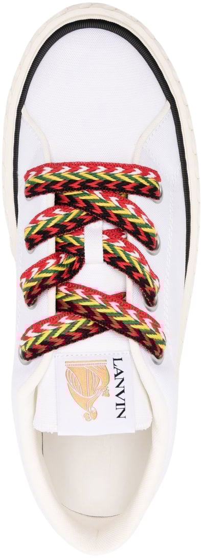 Lanvin Lanvin White canvas sneakers Wit