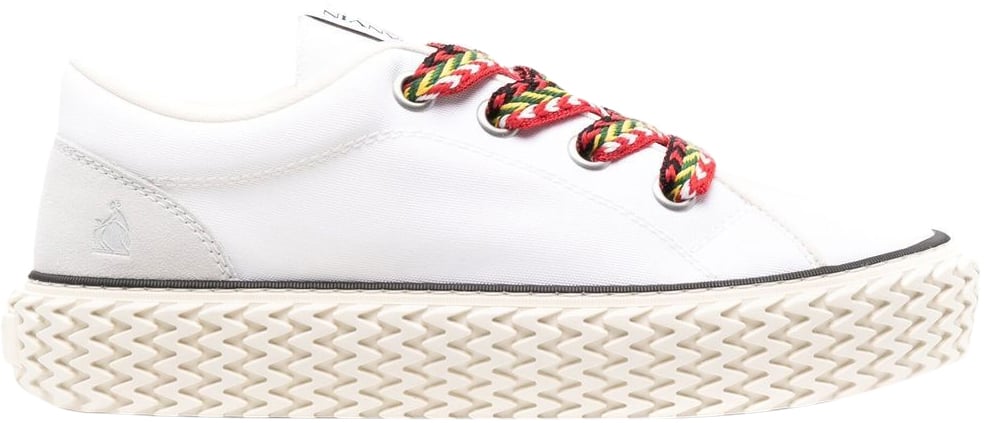 Lanvin Lanvin White canvas sneakers Wit