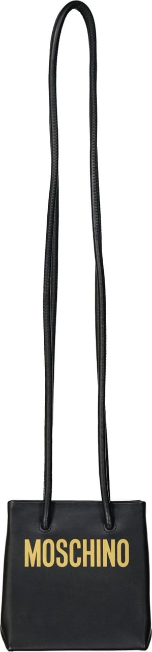 Moschino Moschino Mini Leather Bag Zwart