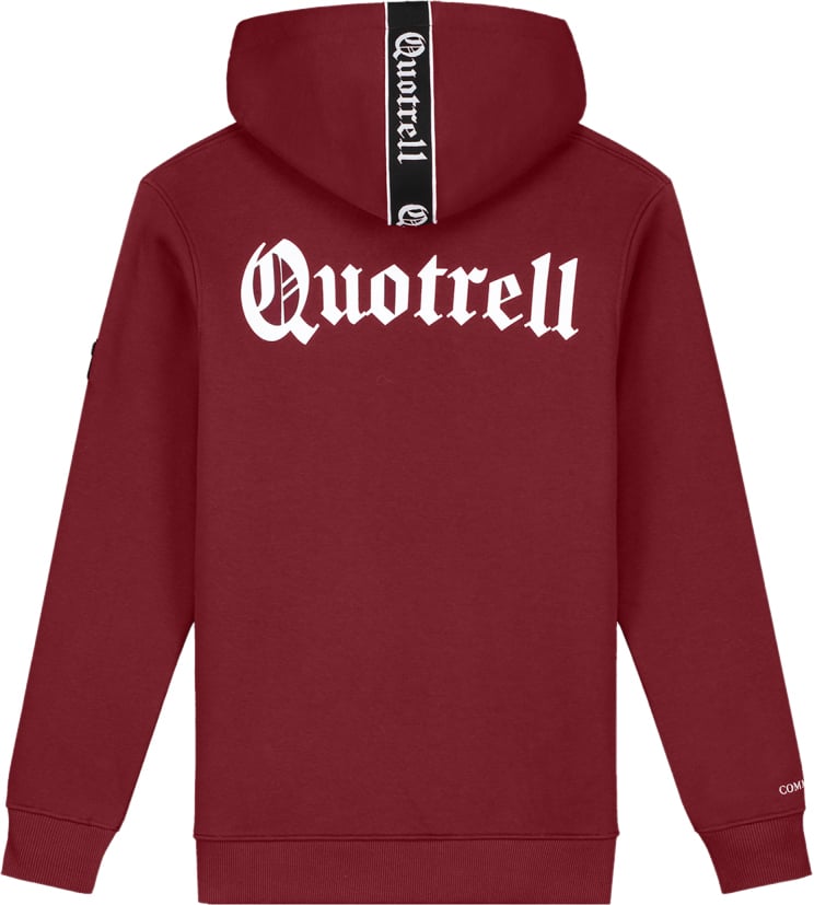 Quotrell Commodore Hoodie | Bordeaux / White | SALE €49,99 (-44%)