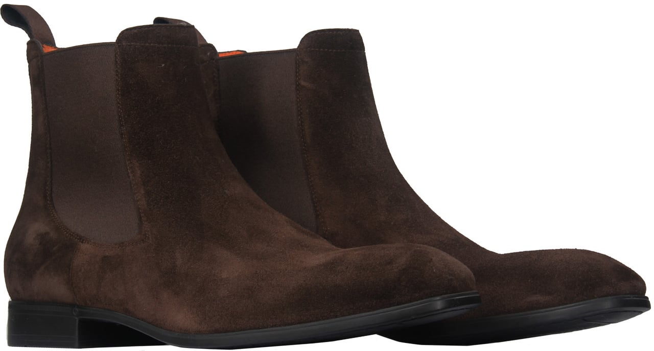 Santoni Instapschoen Bruin Bruin