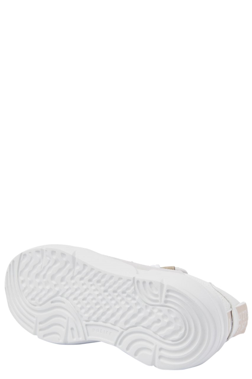 Nubikk Roque Roman | Goud Witte Sneakers voor Dames Bruin