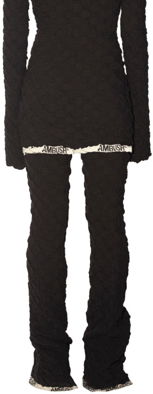 AMBUSH Pantaloni Monogramma Zwart