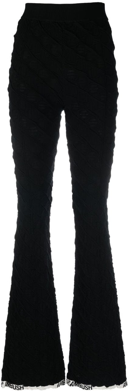 AMBUSH Pantaloni Monogramma Zwart