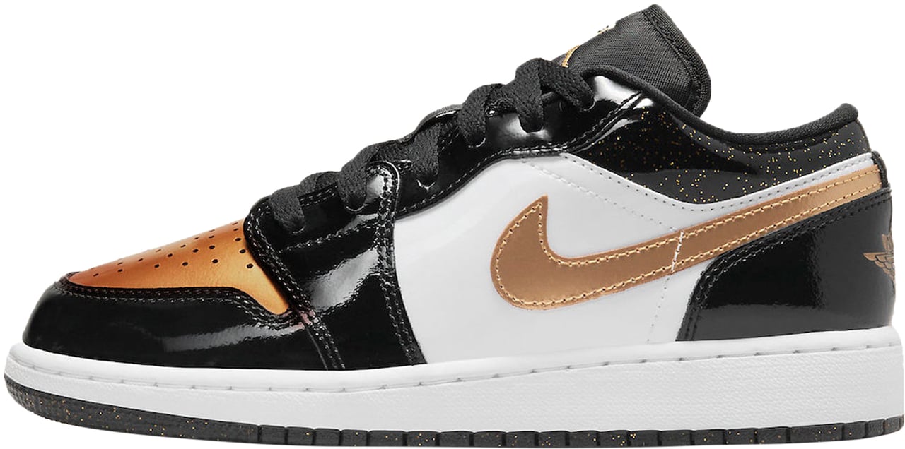 Gold Swoosh Jordan Low Bling Air Jordan Retro High OG 'Metallic