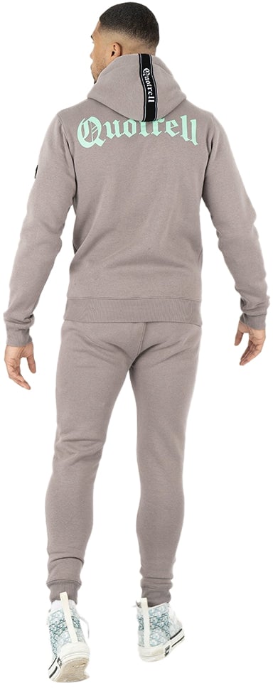 Quotrell Commodore Hoodie + Pants (set) | Light Grey Grijs