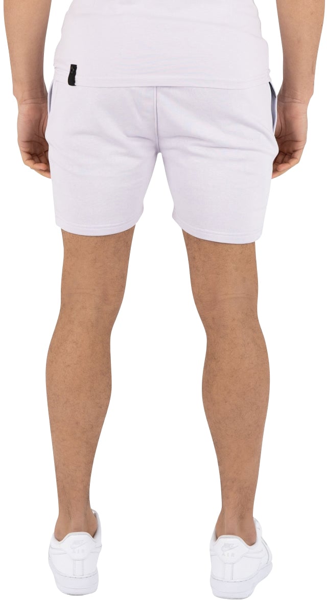 Quotrell Basic Striped Short | Purple Paars