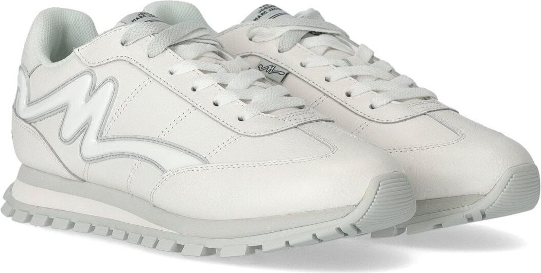 Marc Jacobs The Leather Jogger White Sneaker White Wit