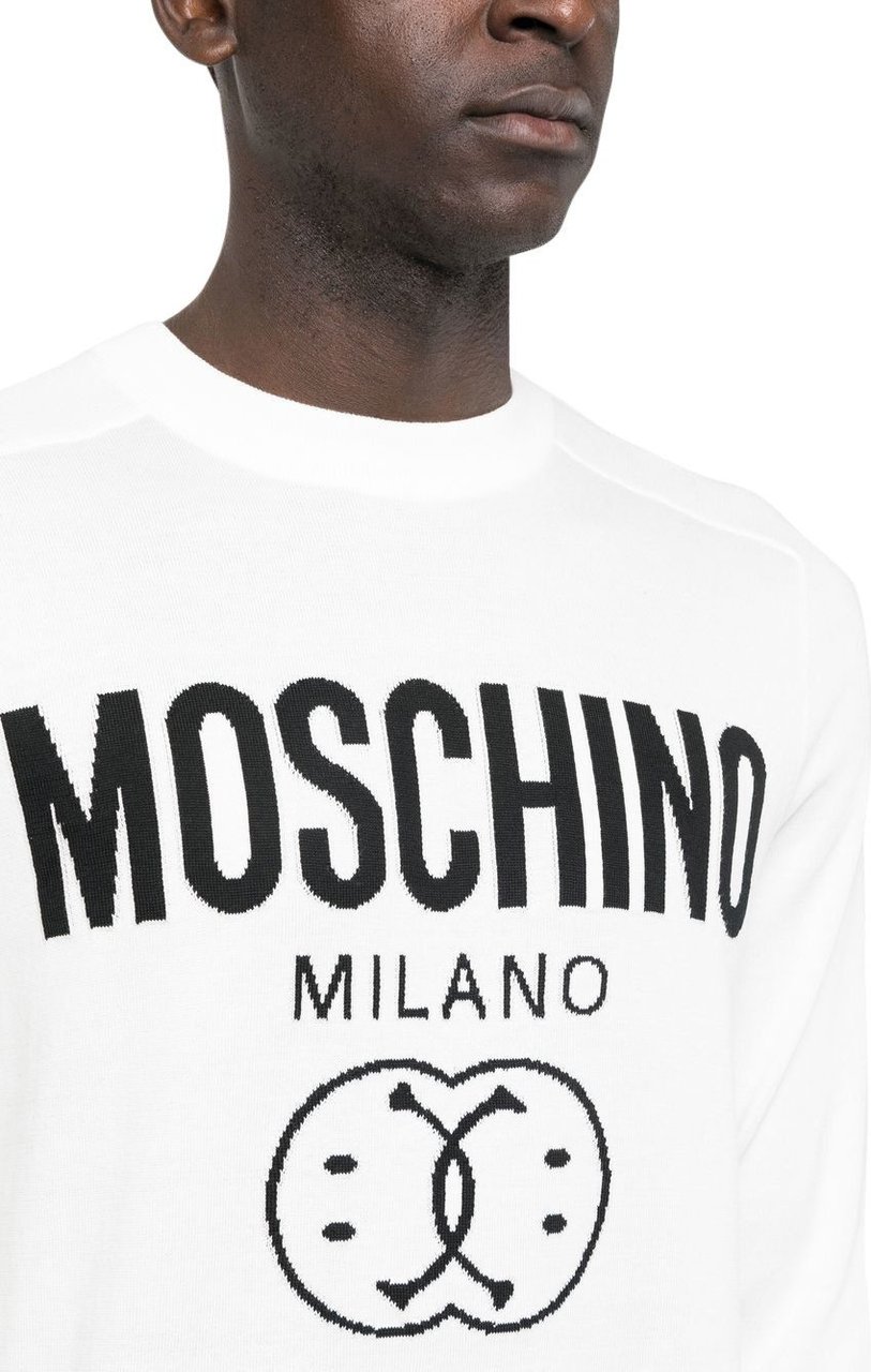 Moschino Sweaters White White Wit