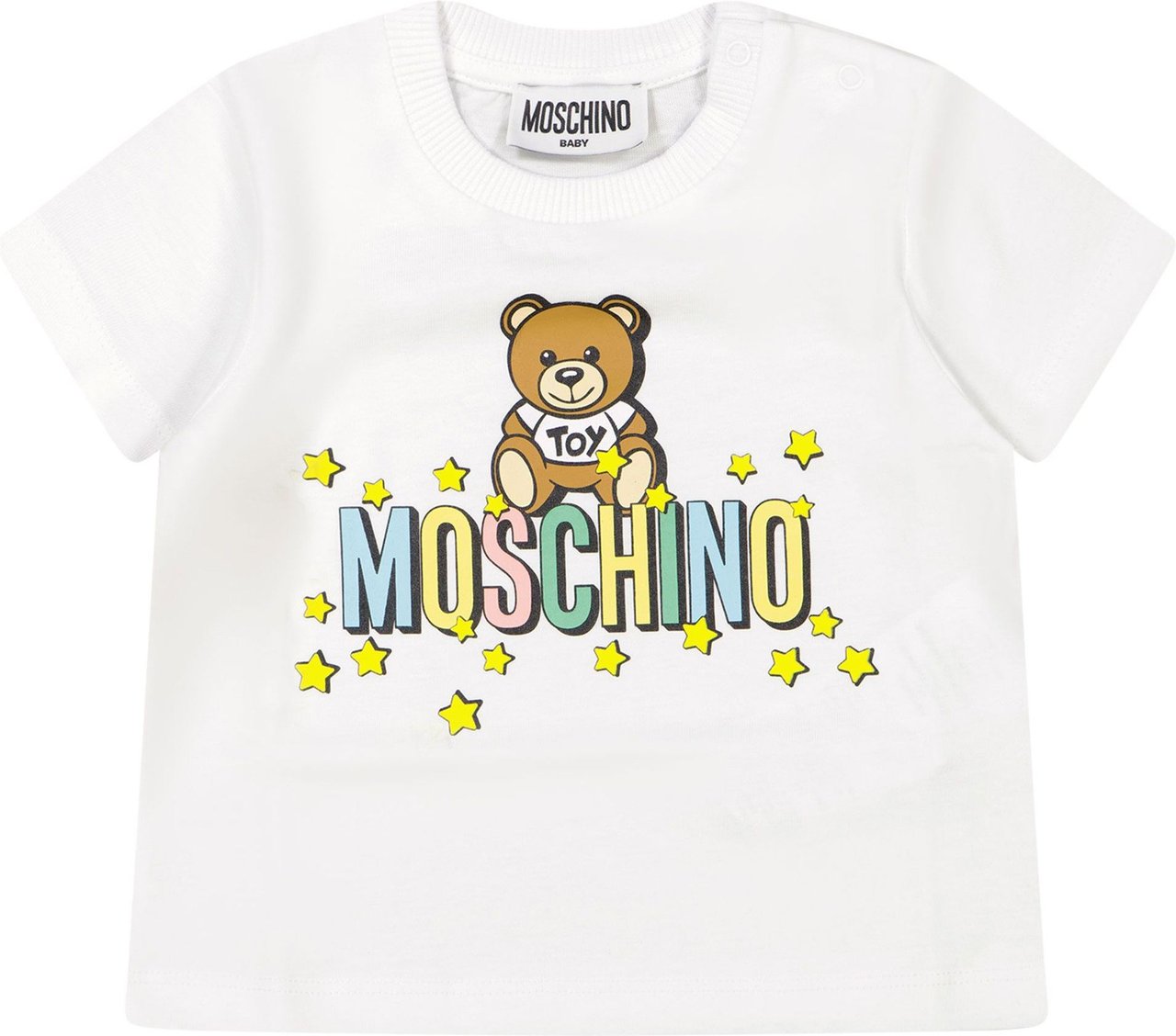 Moschino Moschino MMM032 LAA27 baby t-shirt wit Wit