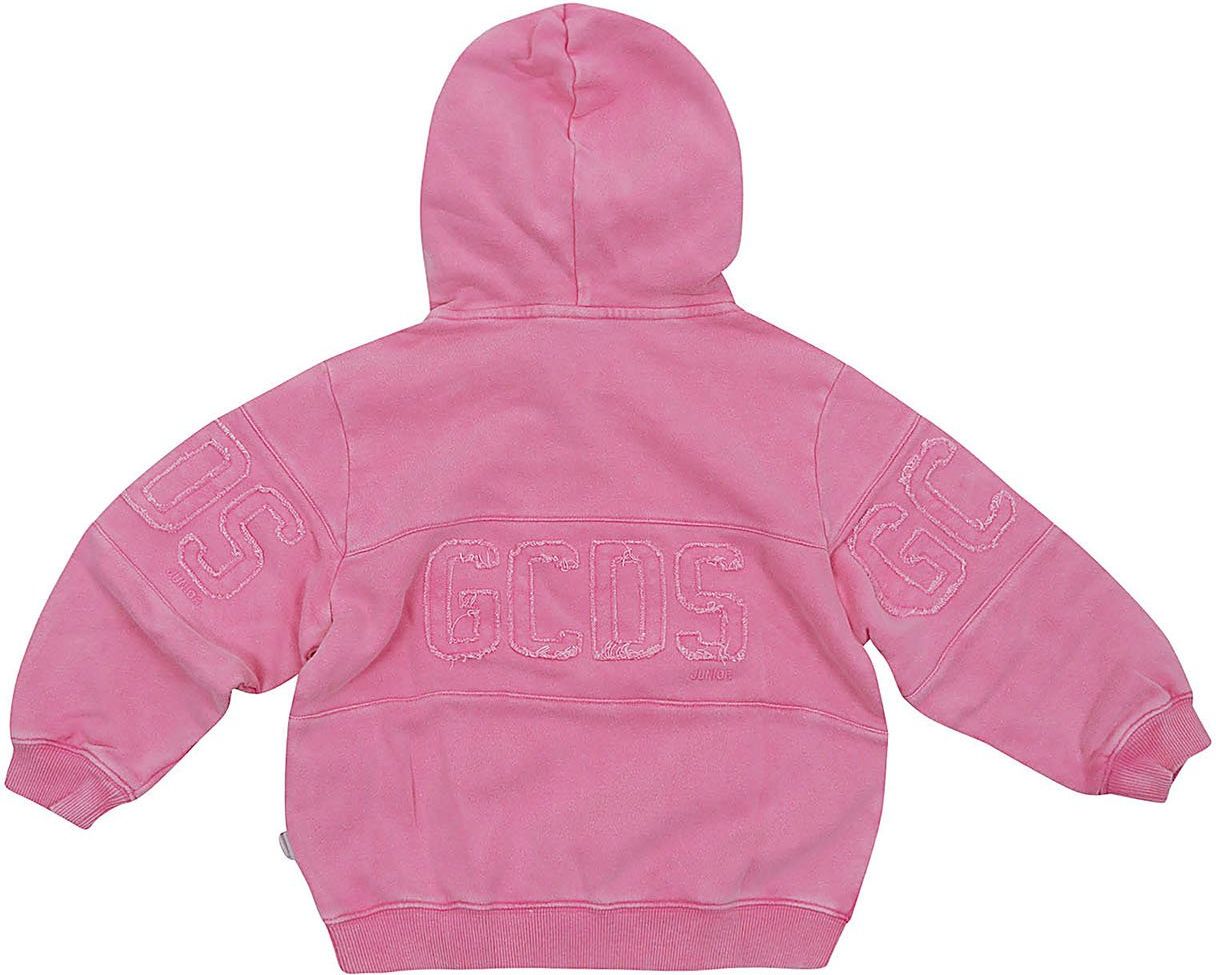 GCDS hooded sweatshirt Roze