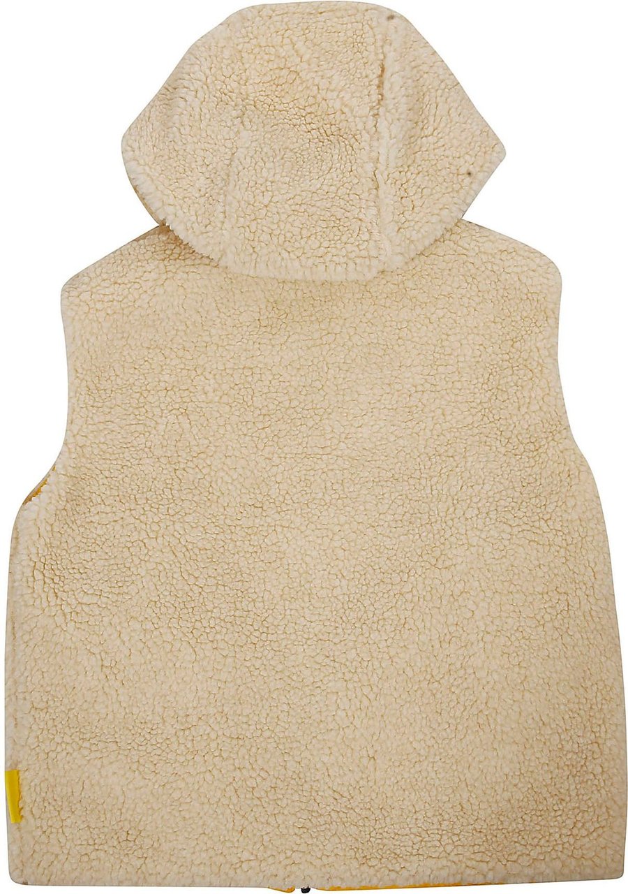 OFF-WHITE reversible teddy vest Wit