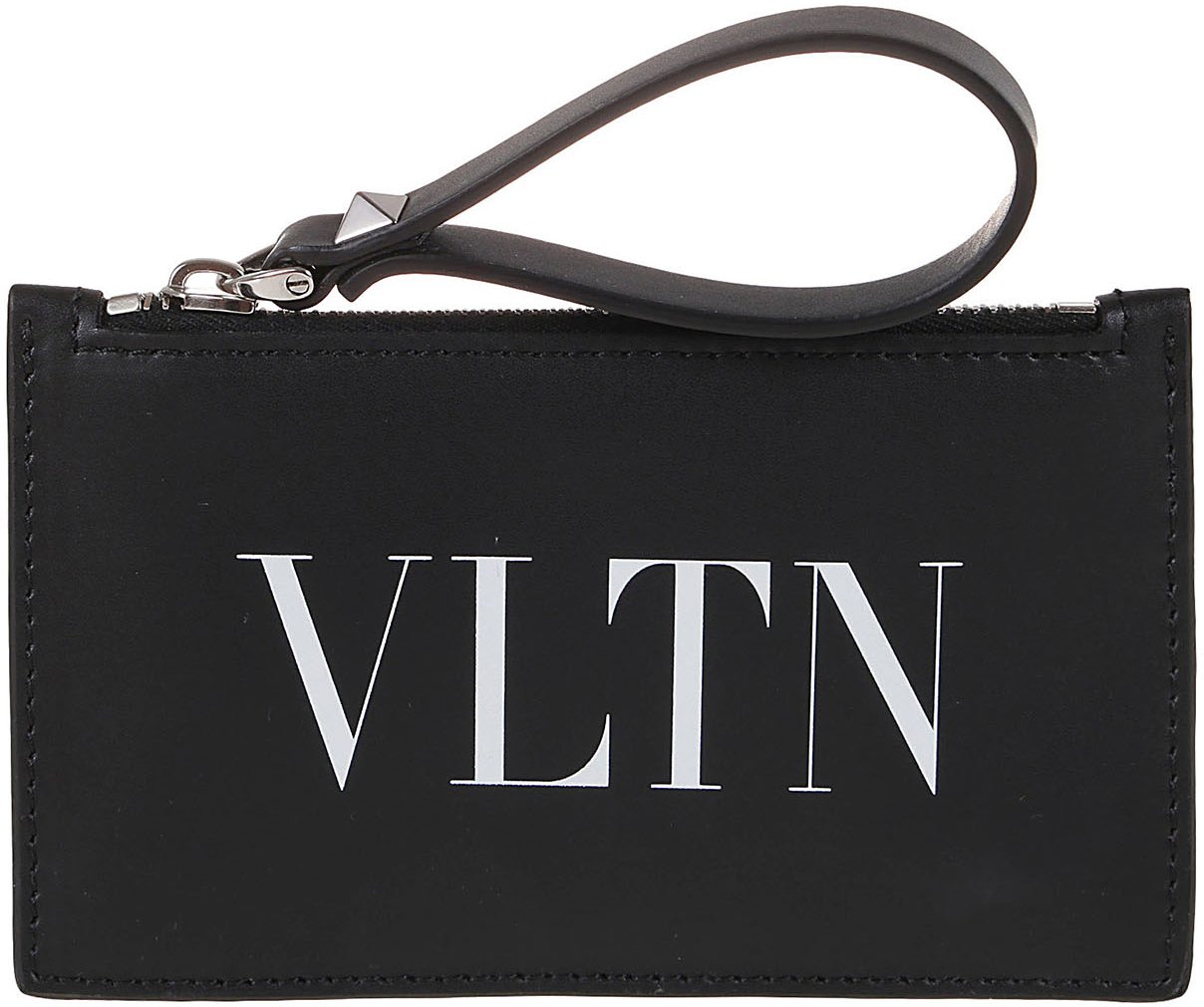Valentino card holder vltn Zwart