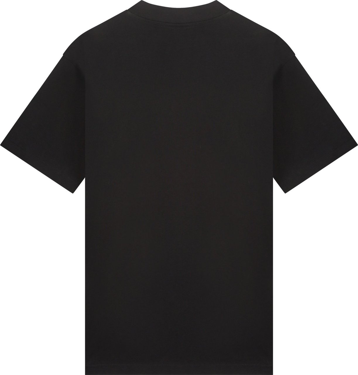 Malelions Men Collar T-Shirt - Black Zwart