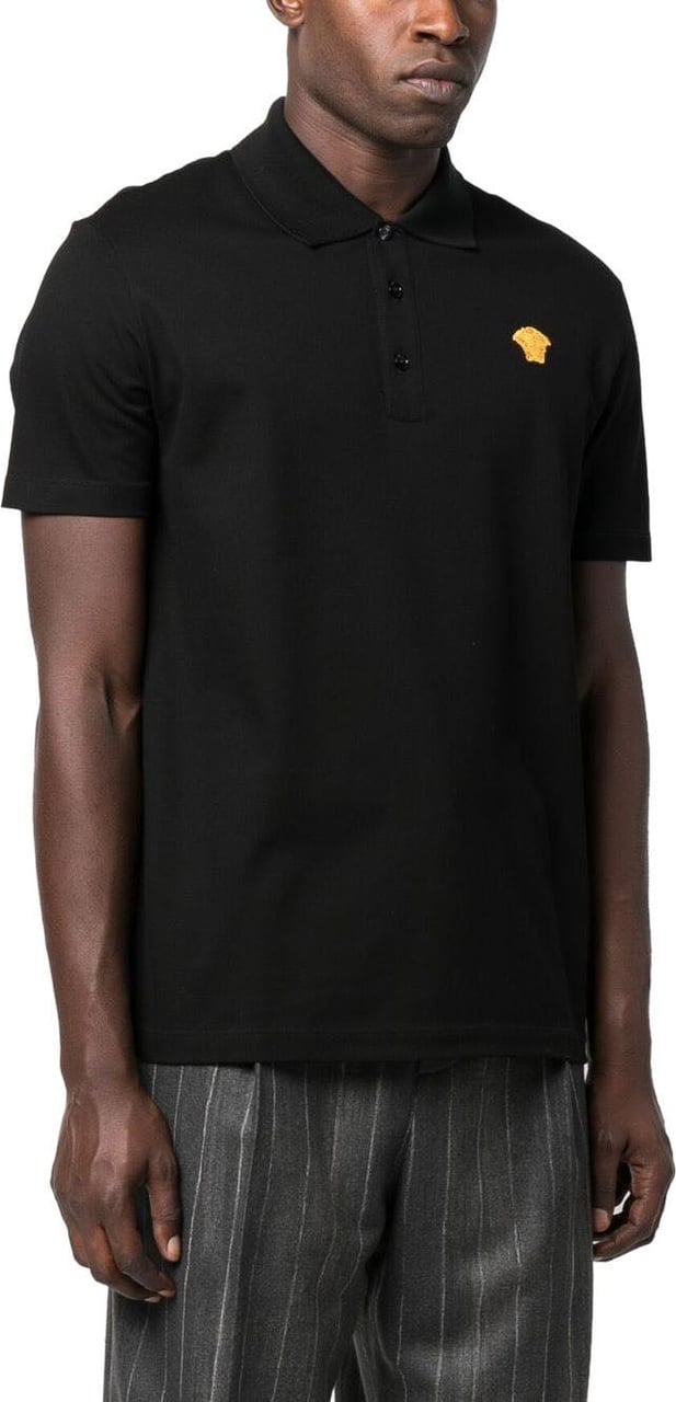 Versace T-shirts And Polos Black Zwart
