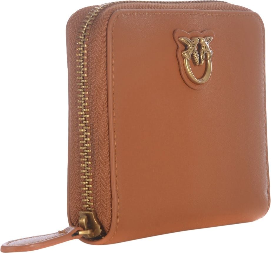 Pinko Wallets Leather Brown Bruin