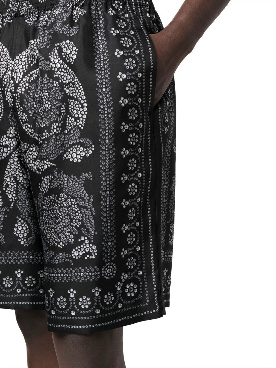 Versace Shorts Black Black Zwart