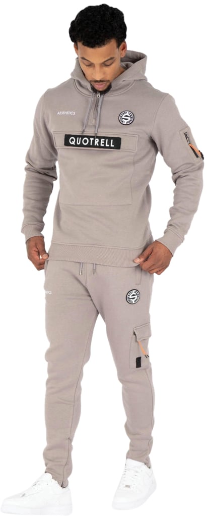 Quotrell Qatar Hoodie + Pants (set) | Grey Grijs