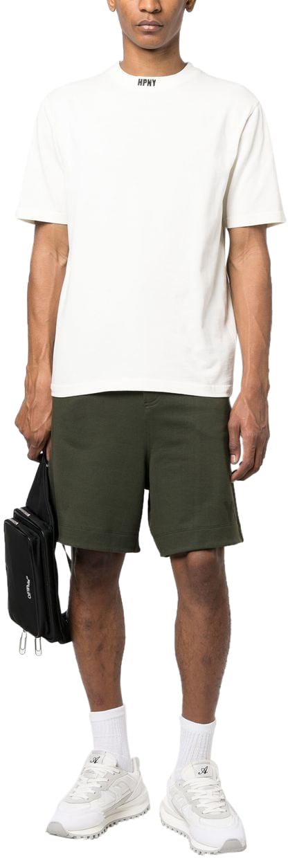 Heron Preston Heron Preston Ivory cotton oversize t-shirt Neutraal