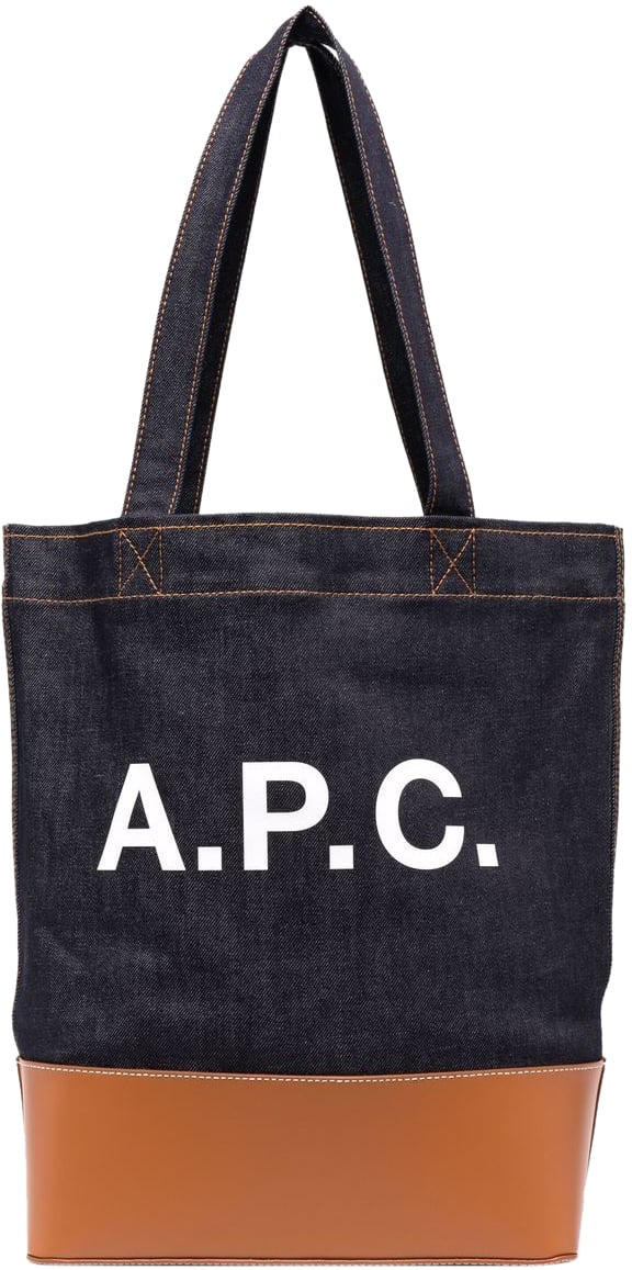 A.P.C. A.P.C. Denim Axel shoulder bag Blauw